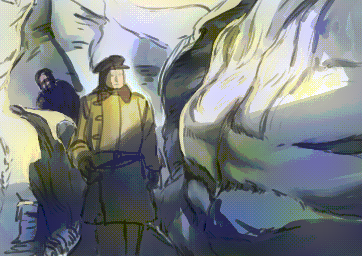 an animated gif showing the process of the painting.